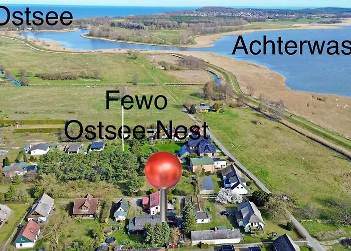 Ostsee-nest, Sonnige Am Achterwasser, 800m Zum * زيمبين
